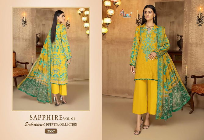 Shree Sapphire Vol 1 Wholesale Cotton Pakistani Salwar Suits